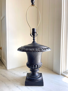 Vintage Cast Iron Urn Lamp