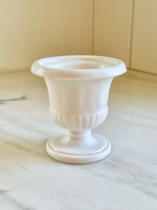 Vintage Milk Glass Urn