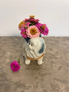 Vintage Petite Pekingese Vase