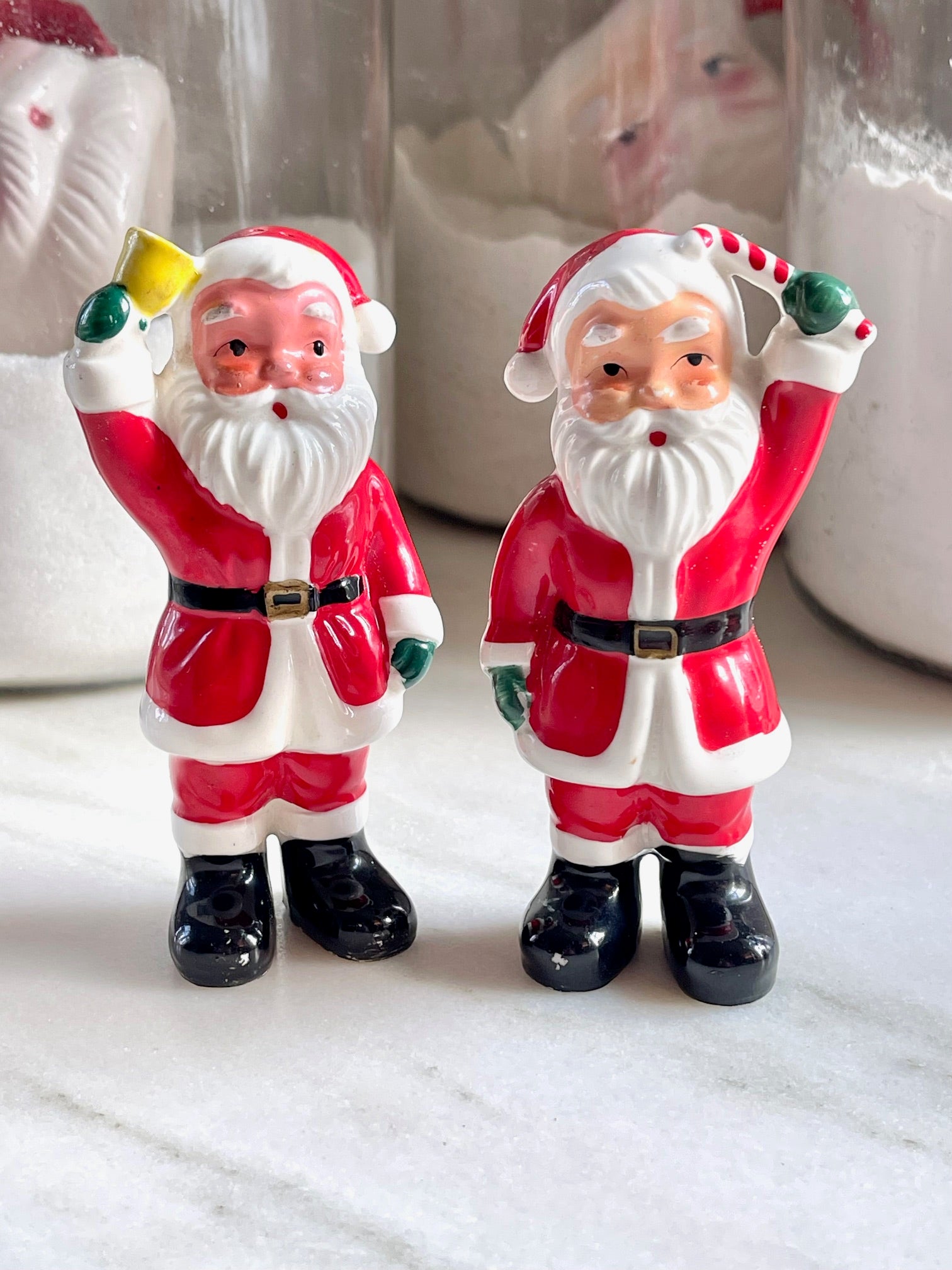 Mid Century Santa S&P Shakers