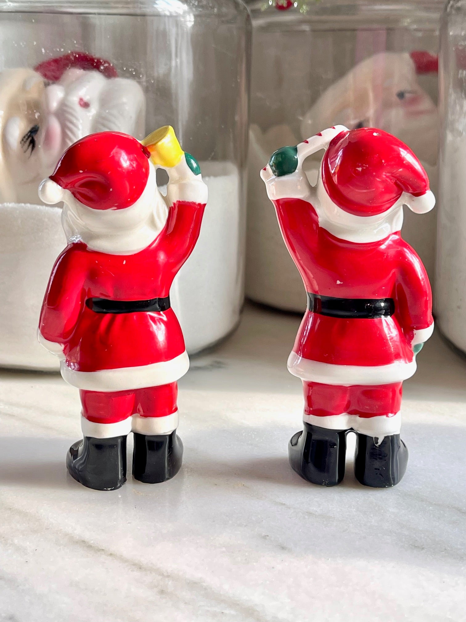 Mid Century Santa S&P Shakers