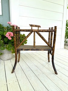Antique 19th Century English Tortoise Bamboo Canterberry Stand