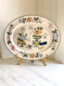 Antique Francis Morley Casket Japan Ironstone Platter