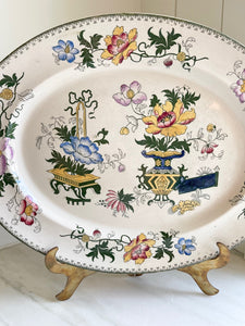 Antique Francis Morley Casket Japan Ironstone Platter