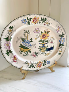 Antique Francis Morley Casket Japan Ironstone Platter