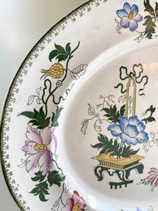 Antique Francis Morley Casket Japan Ironstone Platter