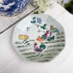 Chinoiserie Rooster Dish