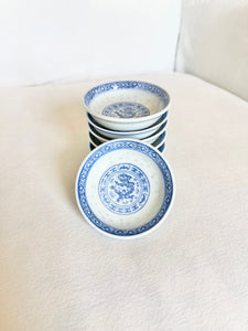 Tienshan Blue Rice Condiment Cups